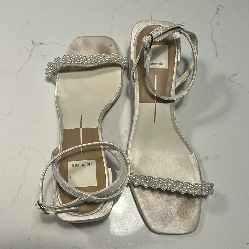 DOLCE VITA ZALIMA PEARL HEELS